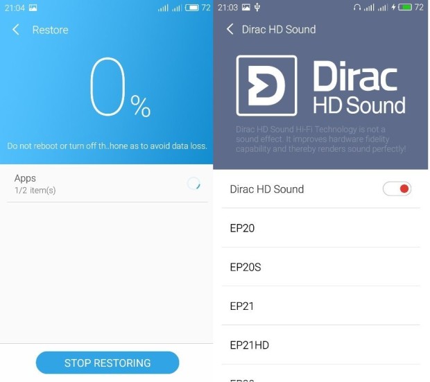 Как вернуть Dirac HD Sound в Flyme 5